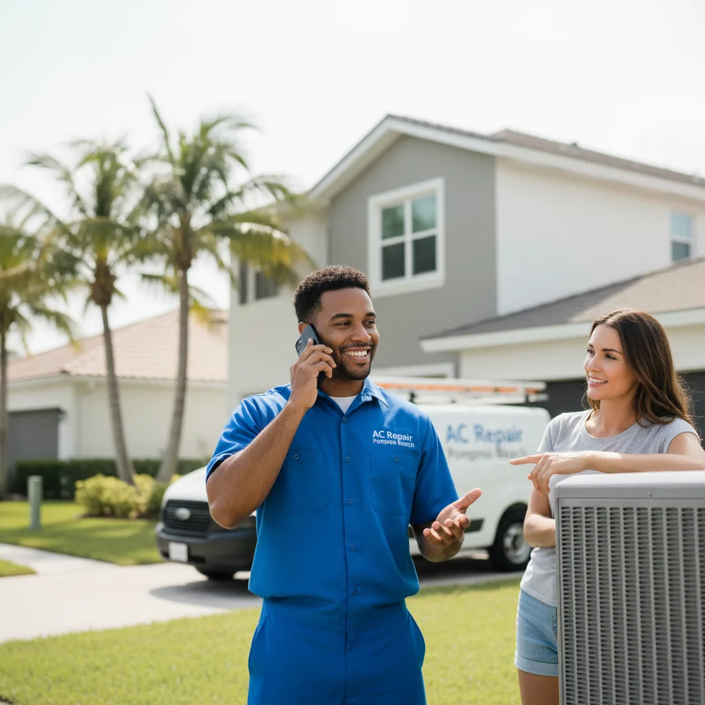 AC Repair Pompano Beach customer support in Wheelwright